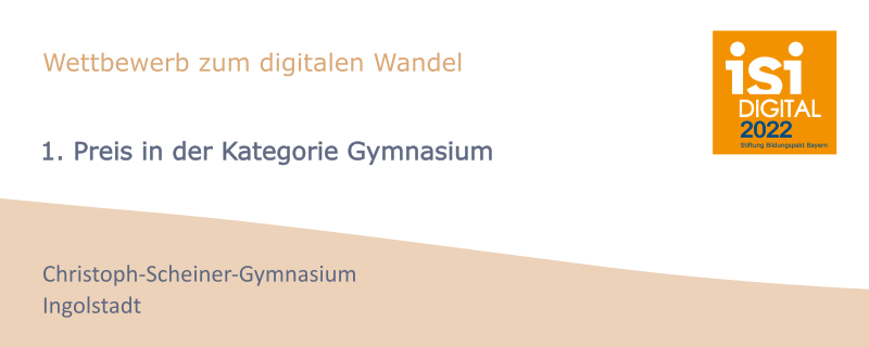Die Online-IDE erhielt 2022 den isi-digital-Preis der Stiftung Bildungspakt Bayern